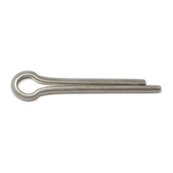 Midwest Fastener 3/16" x 1-1/4" 18-8 Stainless Steel Cotter Pins 10PK 74828